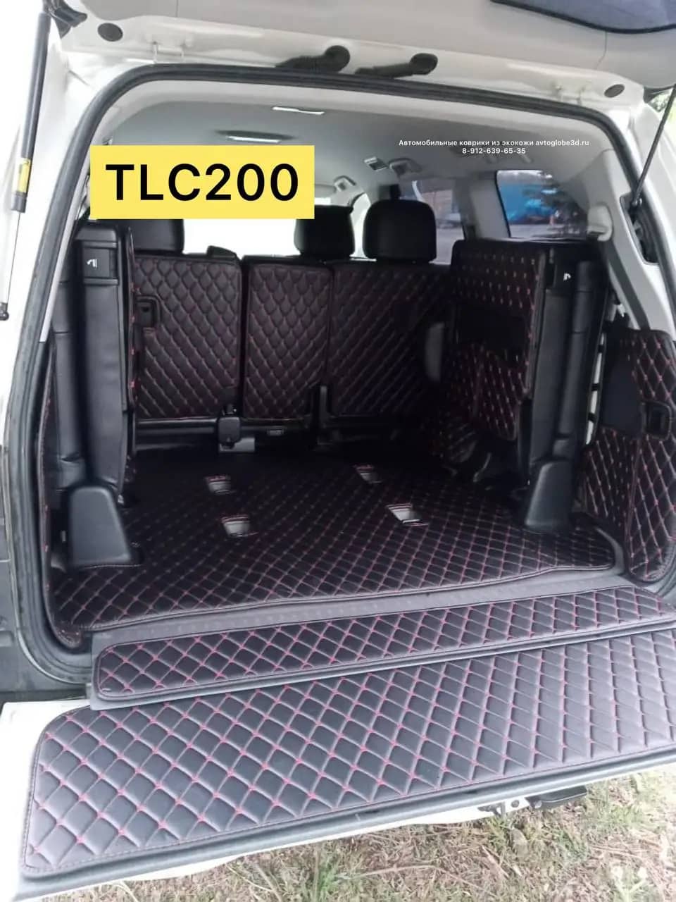 Автомобильные 3D коврики из экокожи для Toyota