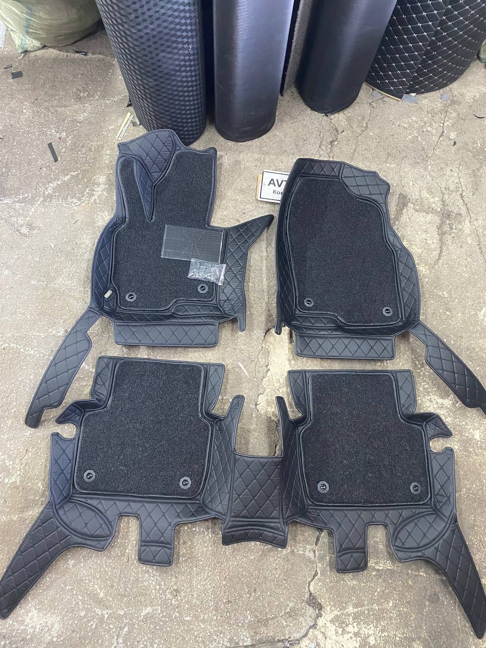 Автомобильные 3D коврики из экокожи для Mazda cx5