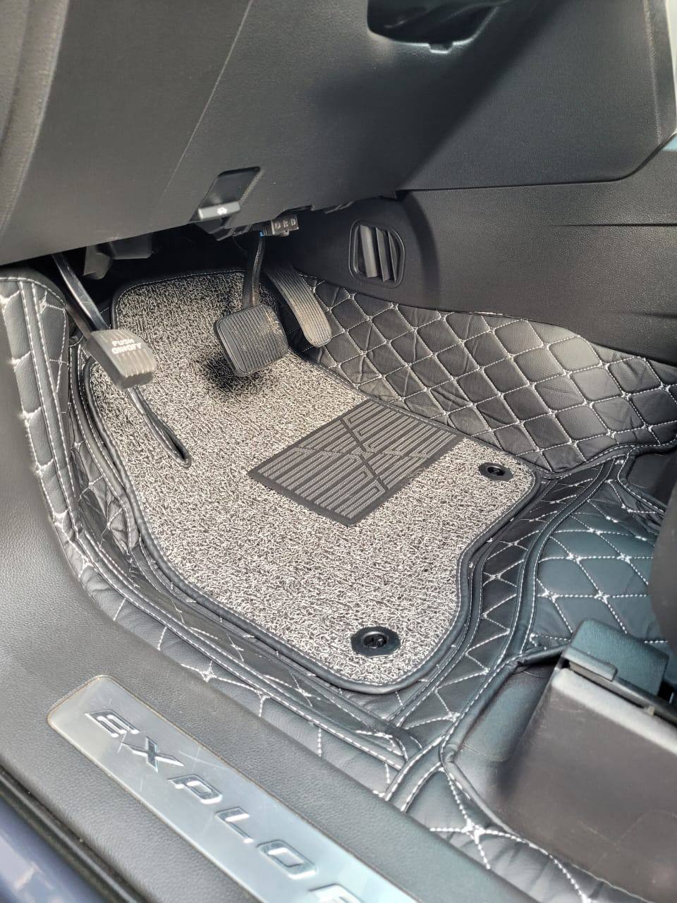 Автомобильные 3D коврики из экокожи для Ford
