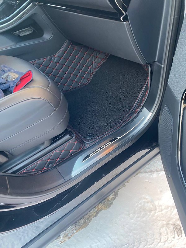 Автомобильные 3D коврики из экокожи для Land Rover