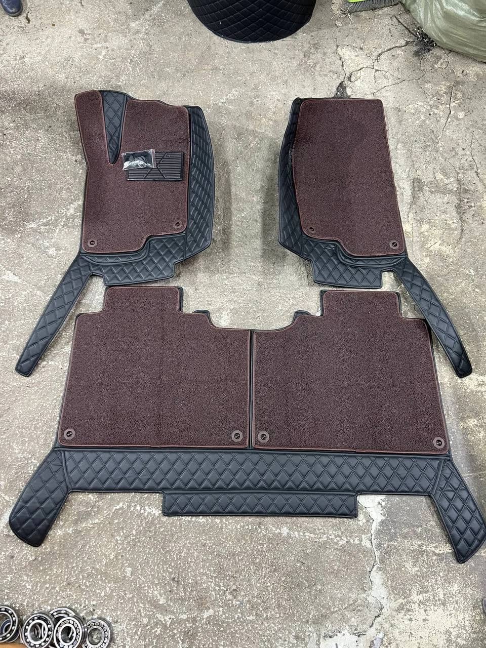 Автомобильные 3D коврики из экокожи для Foton