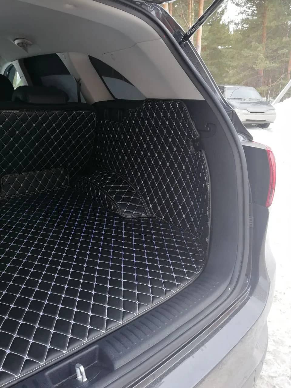 Автомобильные 3D коврики из экокожи для kia